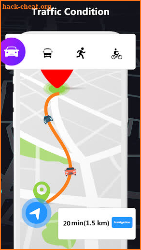 GPS Map Driving Directions screenshot