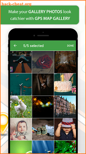 GPS Map Stamp: Add a Geotag on Gallery Photos screenshot