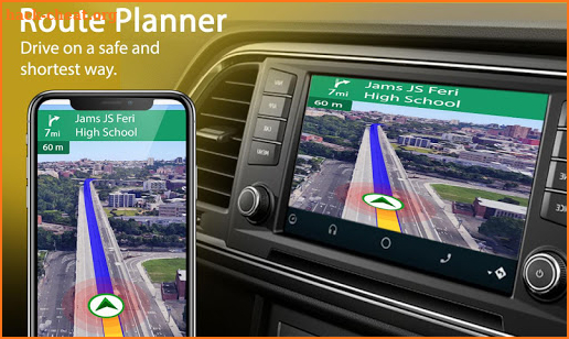 GPS Navigation Maps Online: Route Finder & Transit screenshot