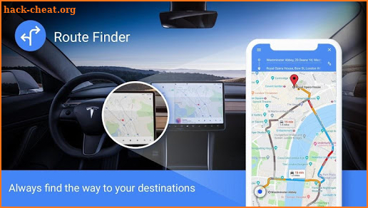 GPS Navigation - Route Finder, Direction, Road Map screenshot