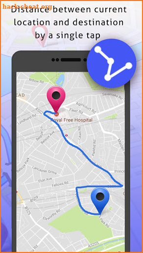 GPS - Route on Maps, Directions & Navigation screenshot