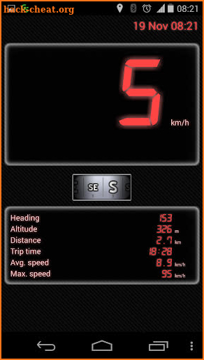 GPS Speedometer Free screenshot