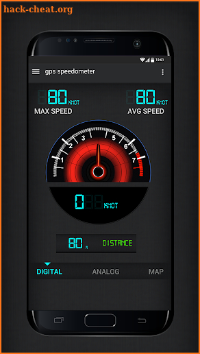 GPS Speedometer : Trip Meter HUD Display screenshot