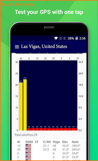 GPS Status Test: GPS Compass & GPS Fix screenshot