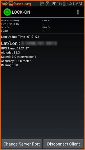 GPS Tether Server+ screenshot