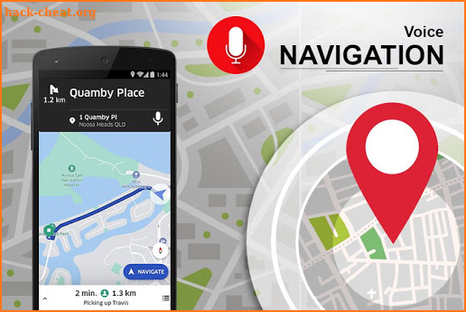 GPS Voice Navigation Route Finder screenshot