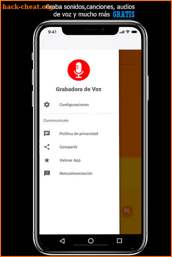 Grabadora de Voz y Audios screenshot