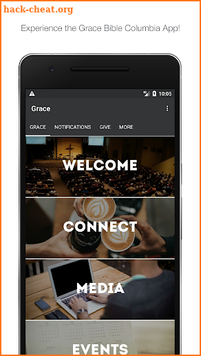 Grace Bible Columbia screenshot