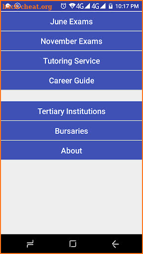 Grade 10 Accounting Mobile Application screenshot