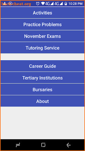 Grade 10 Life Sciences Mobile Application screenshot