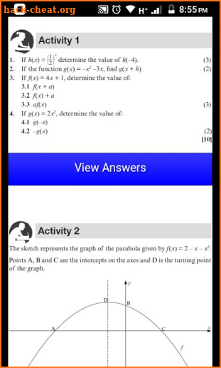 Grade 12 Mathematics Mobile Application screenshot