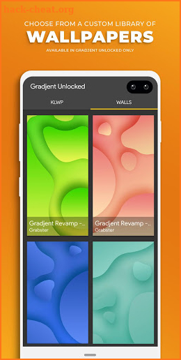 Gradjent Unlocked For KLWP screenshot