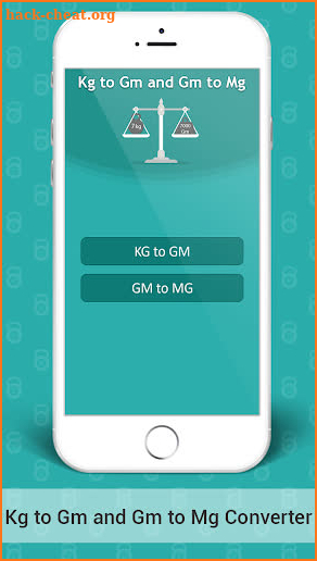 Gram , Kg , gram , Milli gram Converter screenshot