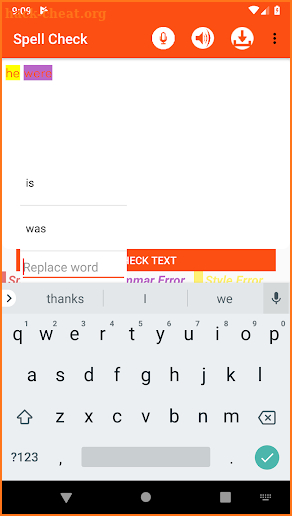 Grammar & Spell Checker screenshot