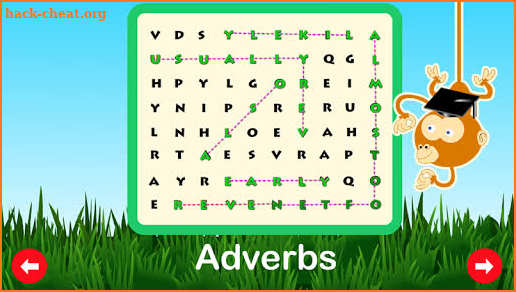 Grammar Word Search Puzzle screenshot