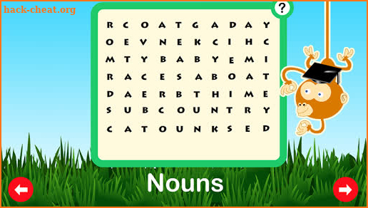 Grammar Word Search Puzzle screenshot