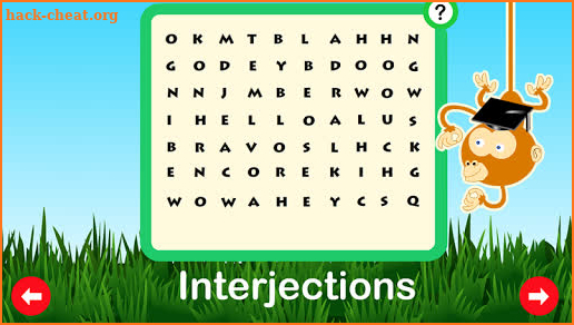 Grammar Word Search Puzzle screenshot