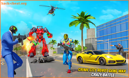 Grand Gangster Robot Crime City Rescue Robot Games screenshot