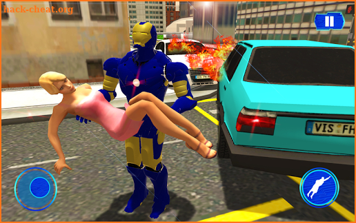 Grand Iron Superhero Flying - City Rescue Mission screenshot