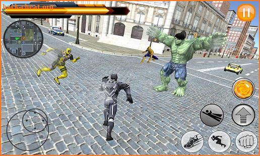 Grand Panther Flying Superhero City Battle screenshot