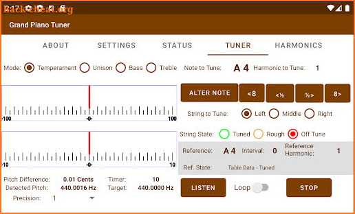 Grand Piano Tuner screenshot