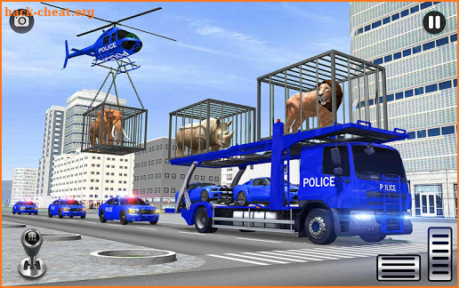 Grand Police Animal Transport Truck screenshot