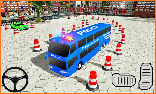 Grand Police Bus Parking screenshot