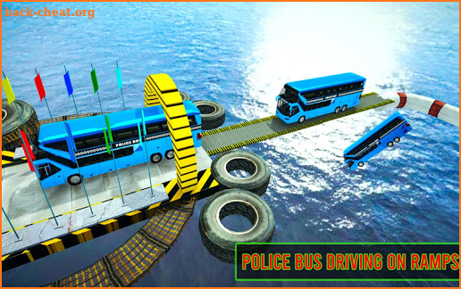 Grand Police Bus Ramp Stunts Simulator screenshot