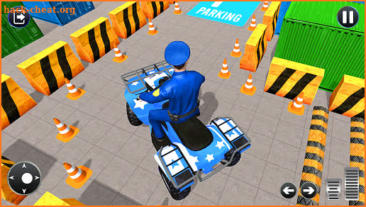 Grand Police Transport Quad Bike Game screenshot