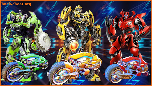 Grand Robot Bike Transform City Attack screenshot