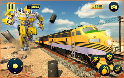 Grand Robot Train Transformation screenshot