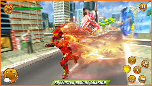 Grand Speed Robot Iron Hero Rescue Mission screenshot