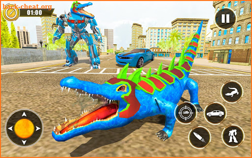 Grand US Army Crocodile Robot Car 2020 screenshot