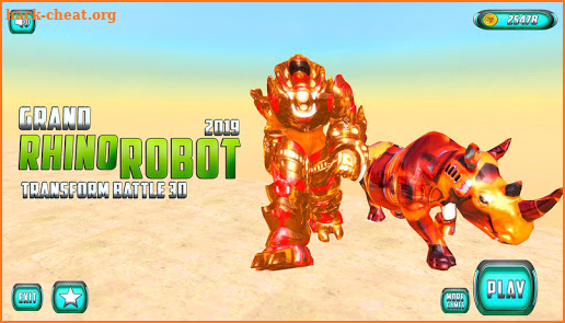 Grand US Rhino Robot City Battle screenshot