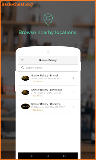 Granier Bakery screenshot