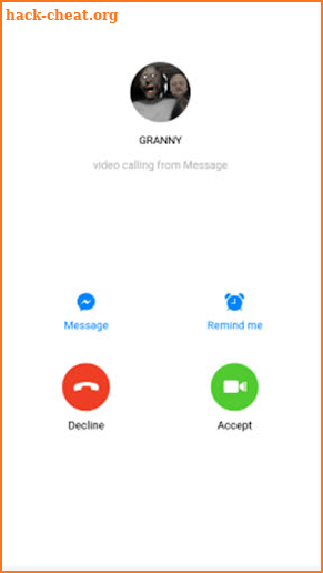 Granny Call me : Fake Call screenshot