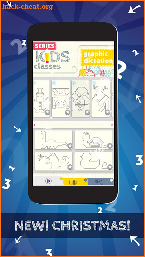 Graphic Dictation: Counting, Drawing and Coloring screenshot