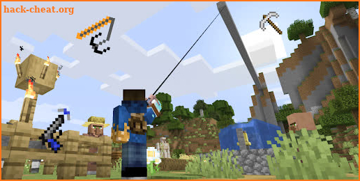 Grappling Hook  Mod for Minecraft screenshot