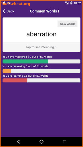 GRE Vocabulary Flashcards screenshot