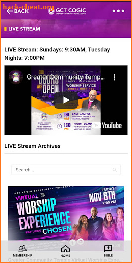 Greater Community Temple COGIC (GCTCOGIC) screenshot