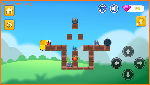 Greedy Apple Worm Puzzle screenshot