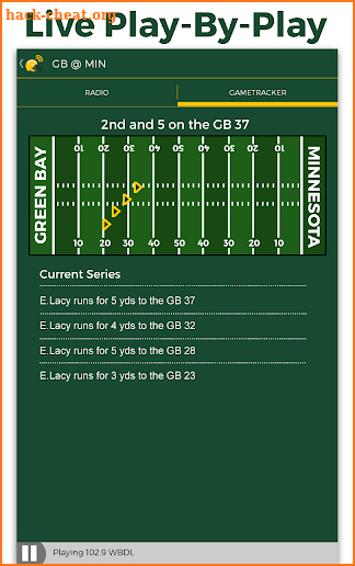 Green Bay Football Live Radio screenshot