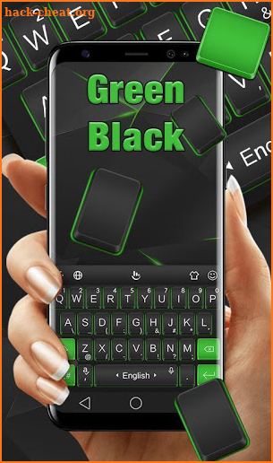 Green Black Keyboard Theme screenshot