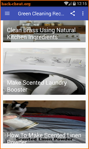 Green Cleaning Recipes screenshot