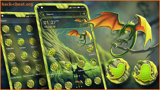 Green Dragon Theme Launcher screenshot