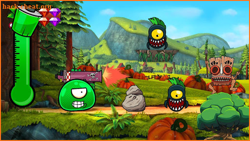 Green Jelly Hero Jungle Escape screenshot