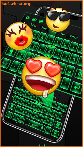 Green keyboard screenshot