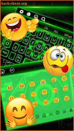 Green Laser Technology Keyboard screenshot