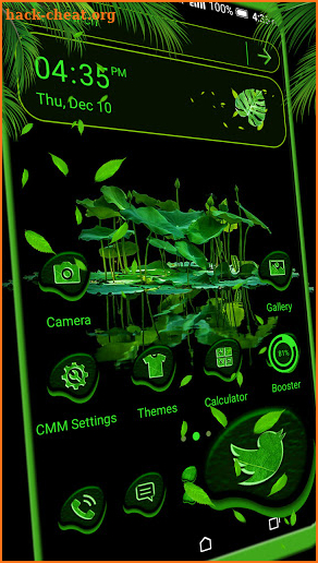 Green Leaves Theme Launcher screenshot