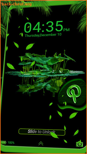 Green Leaves Theme Launcher screenshot